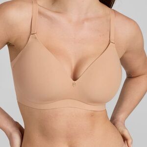 Honeylove CloudEmbrace Wireless T-Shirt Bra Sand 34